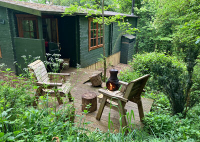 The Hideaway Log Cabin Accommodation for 2 in Whitby