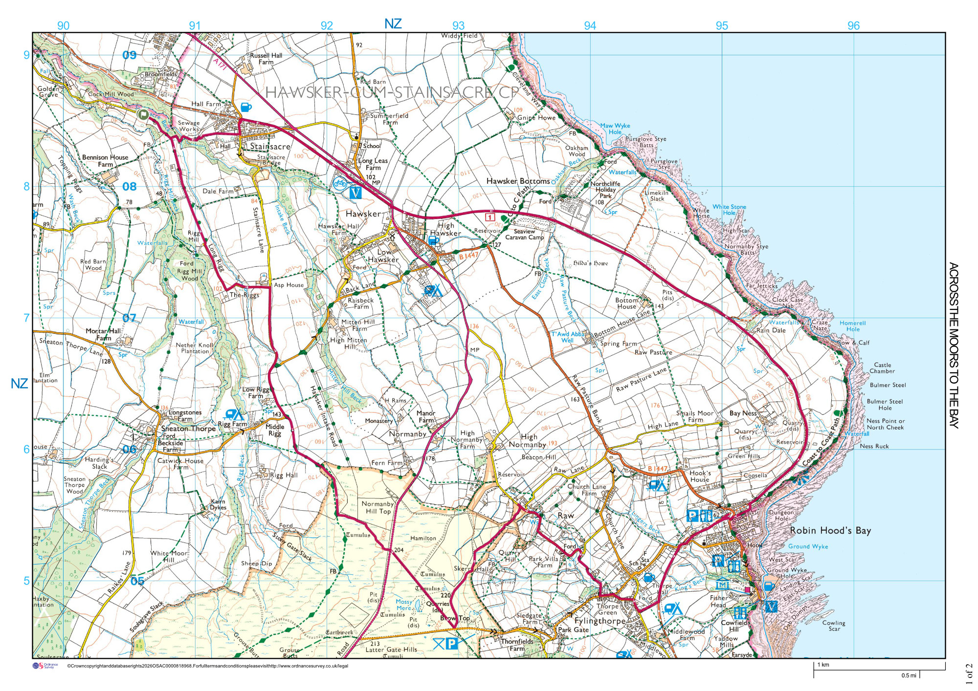 Across the Moors to the Bay
